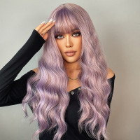 Peruca Long Purple